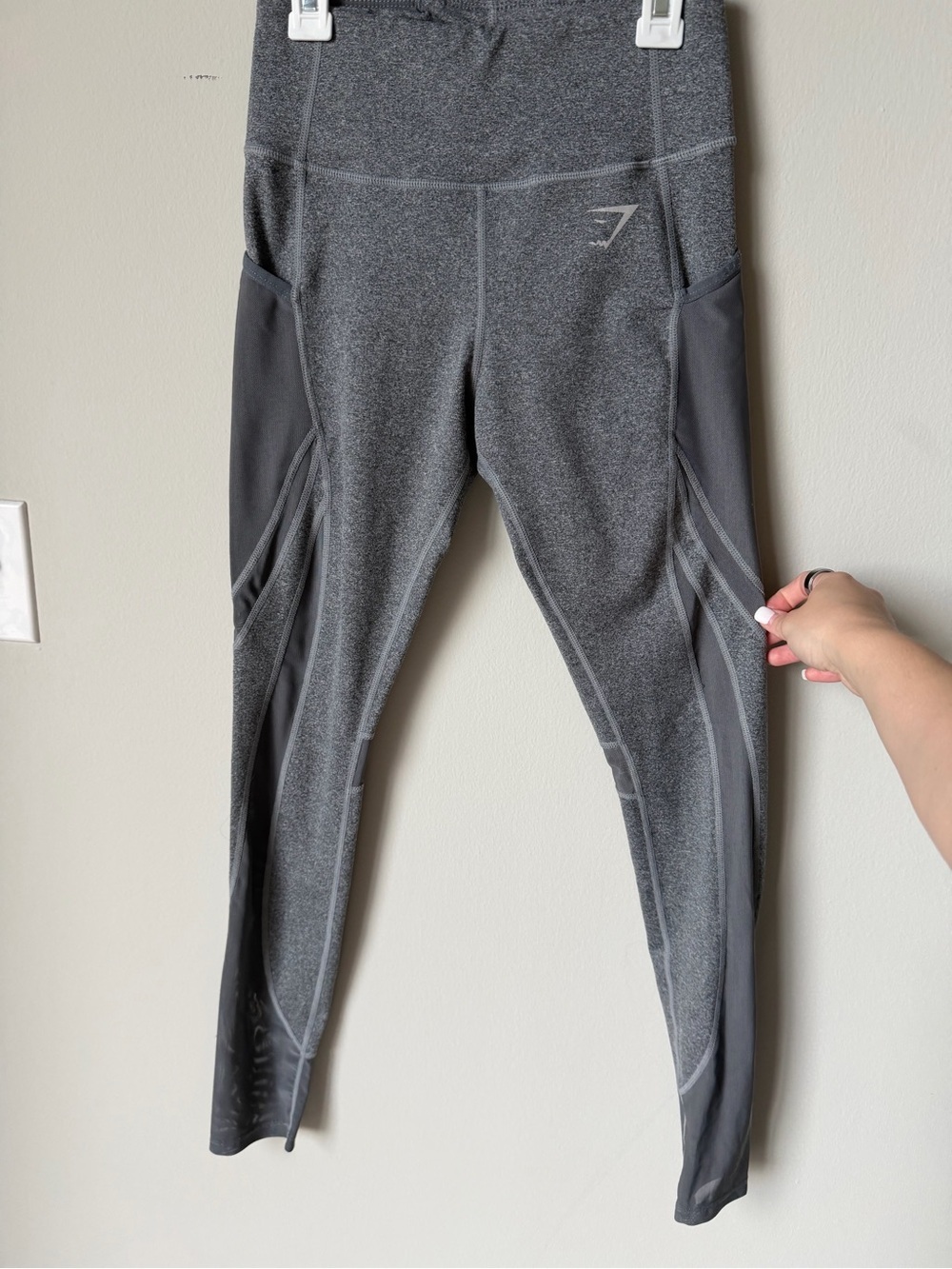 Gymshark Gray High-Waist Pocket Leggings